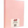 JAM Paper Extra Heavyweight 130 lb. Cardstock Paper, 8.5" x 11", Baby Pink, 25 Sheets/Pack (296231639)