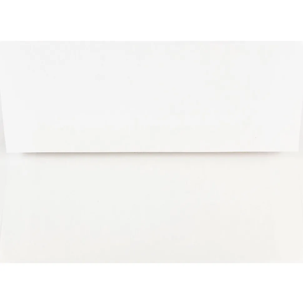 JAM Paper Gummed A7 Invitation Envelopes, 5 1/4" x 7 1/4", White, 250/Box (73767H)