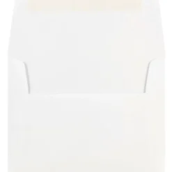 JAM Paper Gummed A7 Invitation Envelopes, 5 1/4" x 7 1/4", White, 250/Box (73767H)
