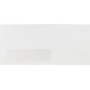 JAM Paper Gummed Window #10 Business Envelopes, 4 1/8" x 9 1/2", Smooth White, 500/Box (1633173C)