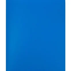 JAM Paper Heavy Duty 4-Pocket Plastic Folder Organizer, Blue, 72/Pack (389MP4bua)