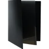 JAM Paper Heavy Duty 4-Pocket Plastic Folders, Black, 2/Pack (389MP4bl)