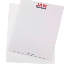 JAM Paper® Heavyweight Plastic Sleeves, 9" x 12", Clear, 12/Pack (2226316988)