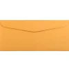 JAM Paper Kraft #12 Business Commercial Envelope, 4 3/4" x 11", Manila Brown Kraft, 500/Pack (80762H)