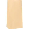JAM Paper Kraft Lunch Bags, Small, 4.25" x 8" x 2.25", Ivory Kraft, Bulk 500 Bags/Box (690KRIVB)