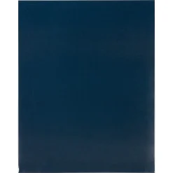 JAM Paper Laminated Two Glossy 2 Pocket Cardstock Presentation Folder, Navy Blue, 50/Box (5042523C)