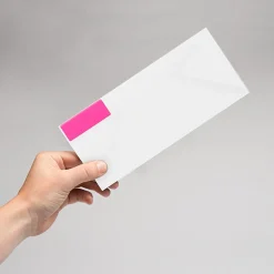 JAM Paper Laser/Inkjet Address Labels, 1 x 2 5/8, Neon Pink, 30 Labels/Sheet, 4 Sheets/Pack (354328011)