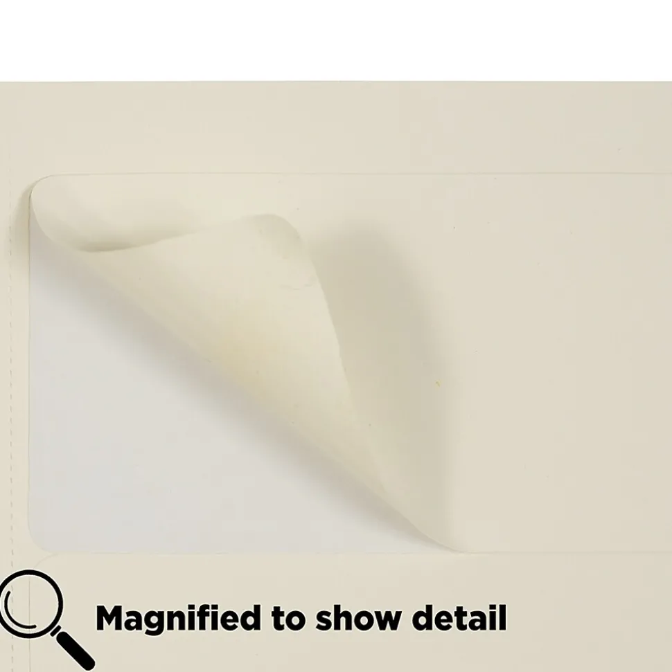 JAM Paper Laser/Inkjet Shipping Shipping Labels, 2" x 4", Ivory, 10 Labels/Sheet, 12 Sheets/Pack (17966070)