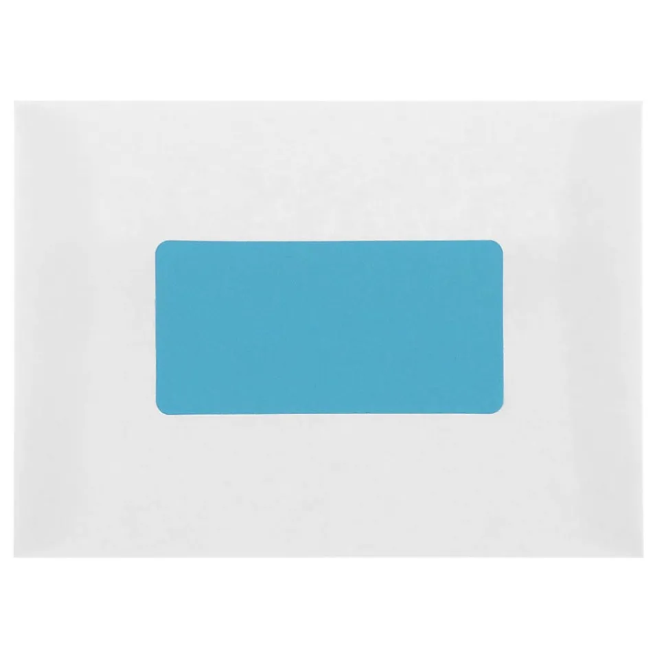 JAM Paper Laser/Inkjet Shipping Address Labels, 2" x 4", Blue, 10 Labels/Sheet, 12 Sheets/Pack (302725768)