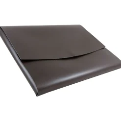 JAM Paper Leather Portfolio Case with Snap Closure, Brown, 12/Carton (2233317451B)