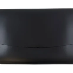 JAM Paper Leather Portfolio Case with Snap Closure, Black, 12/Carton (2233317452B)