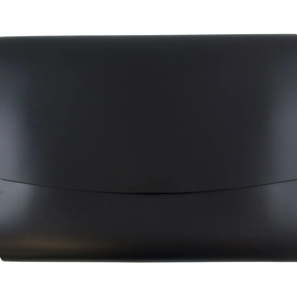 JAM Paper Leather Portfolio Case with Snap Closure, Black, 12/Carton (2233317452B)