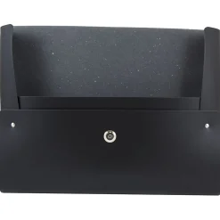 JAM Paper Leather Portfolio Case with Snap Closure, Black, 12/Carton (2233317452B)