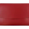 JAM Paper Leather Portfolio Case with Snap Closure, Red, 12/Carton (2233317453B)