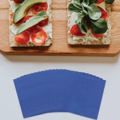 JAM Paper Lunch Napkin, 2-ply, Blue, 50 Napkins/Pack (6255620718)