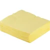 JAM Paper Lunch Napkin, 2-ply, Light Yellow, 50 Napkins/Pack (62556207LYE)