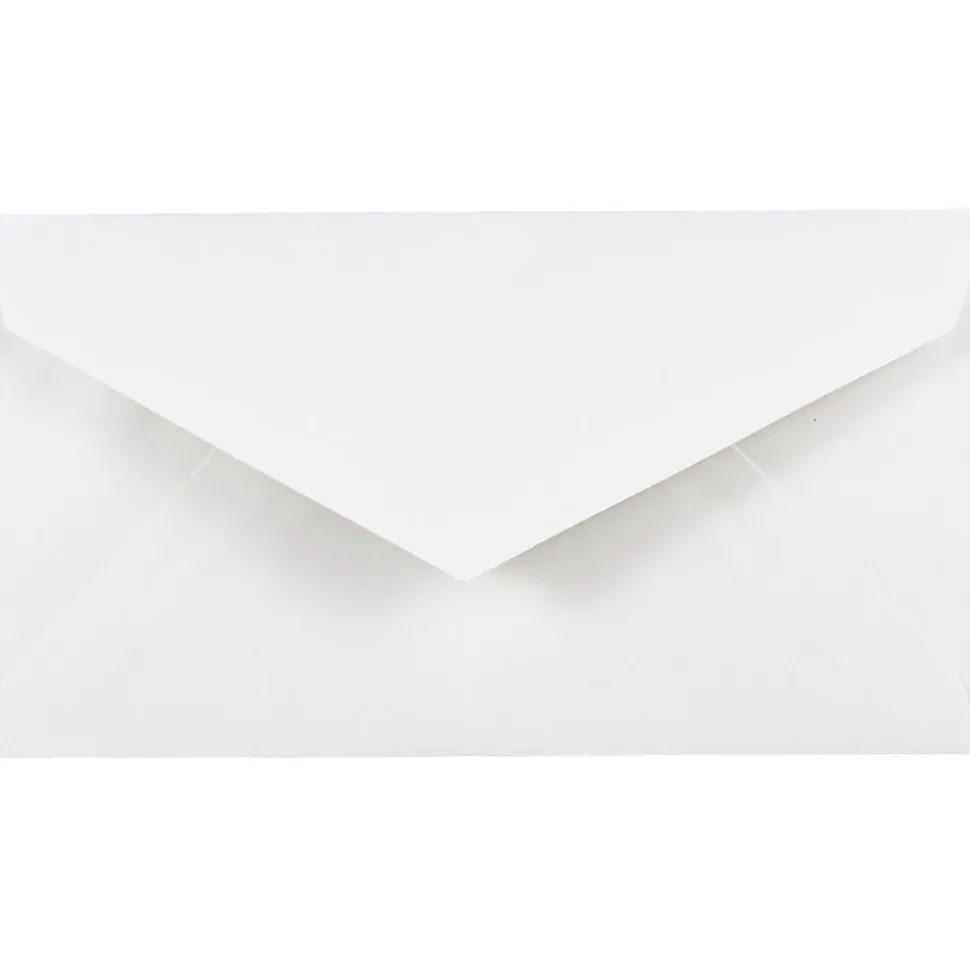 JAM Paper Monarch Security Tinted Business Envelope, 3 7/8" x 7 1/2", White, 1000/Carton (04093007B)