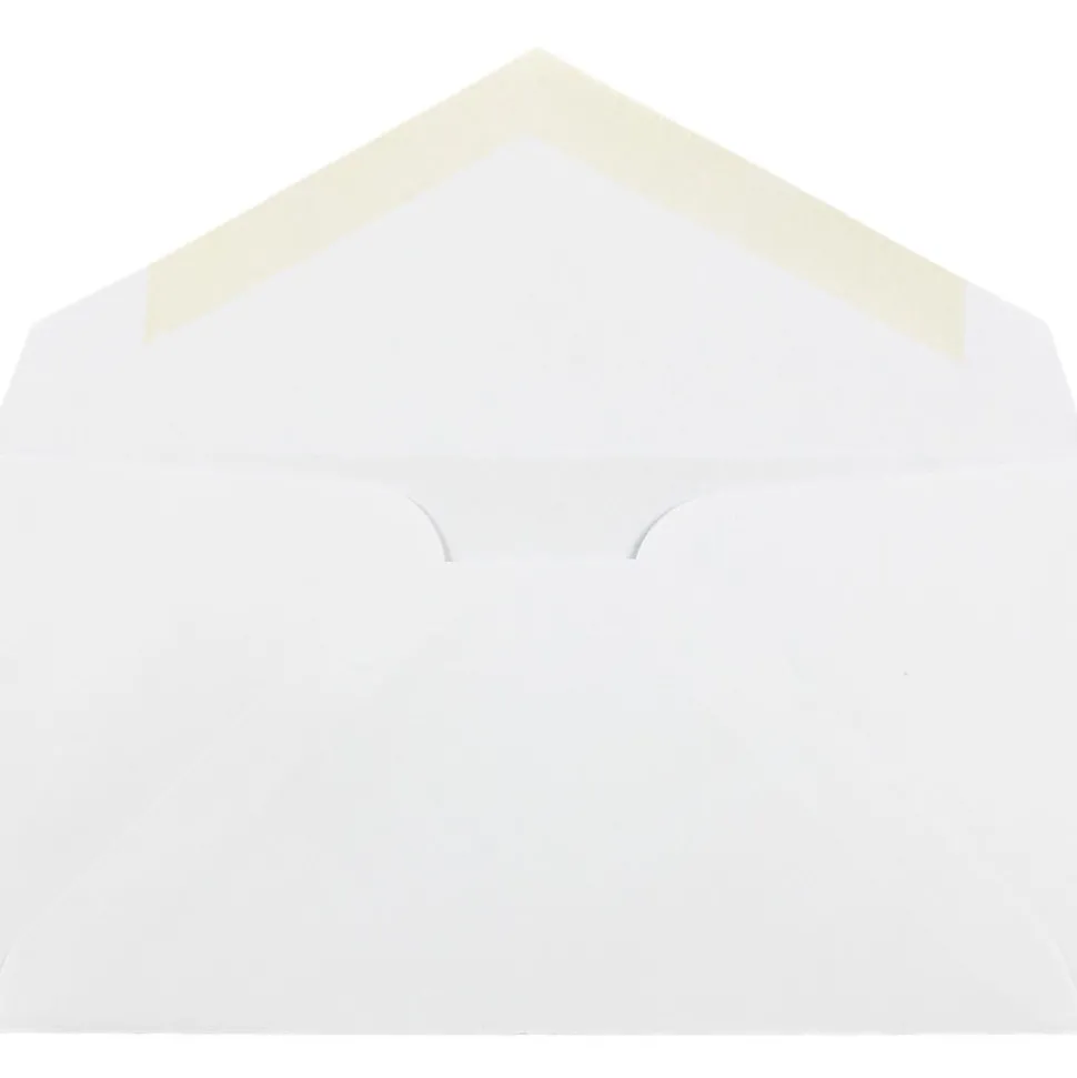 JAM Paper Monarch Security Tinted Business Envelope, 3 7/8" x 7 1/2", White, 1000/Carton (04093007B)