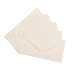 JAM Paper Monarch Strathmore Invitation Envelopes, 3.875 x 7.5, Natural White Wove, 25/Pack (3197090)