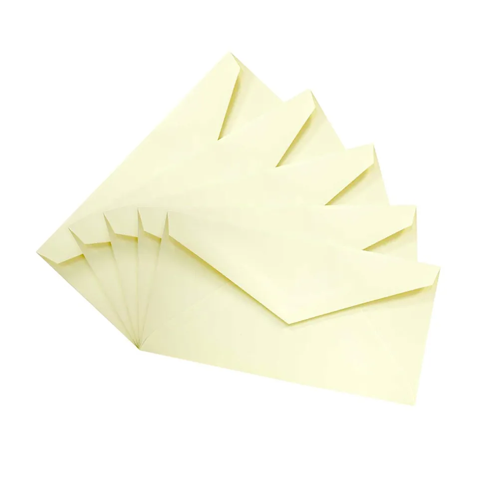 JAM Paper Monarch Strathmore Invitation Envelopes, 3.875 x 7.5, Ivory Wove, 25/Pack (3197718)