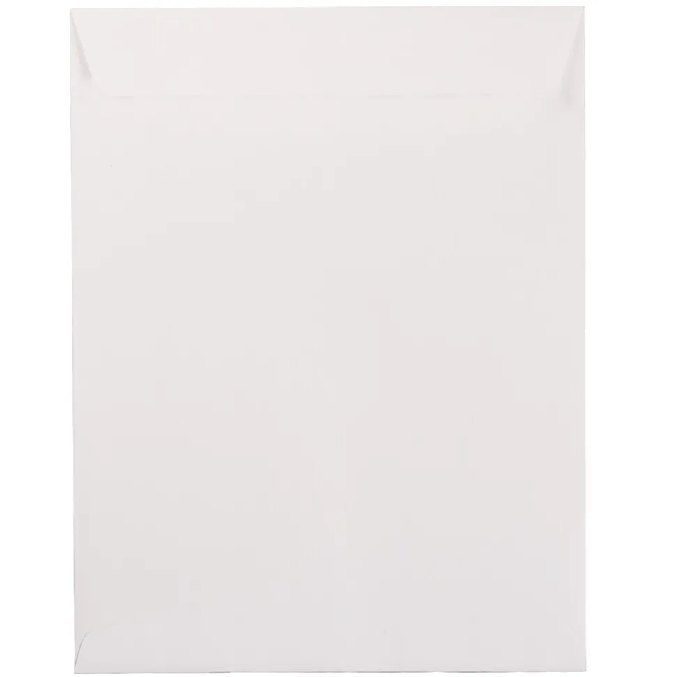 JAM Paper Open End #13 Catalog Envelope, 10" x 13", White, 50/Pack (1623199I)