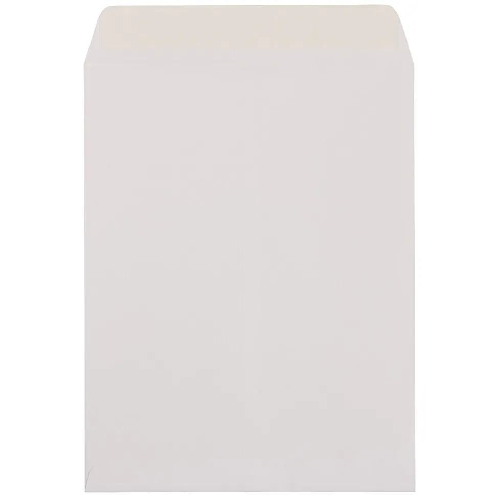 JAM Paper Open End #13 Catalog Envelope, 10" x 13", White, 50/Pack (1623199I)