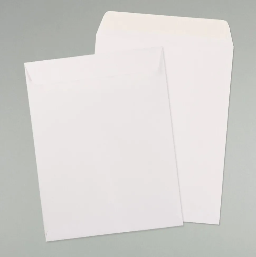 JAM Paper Open End #13 Catalog Envelope, 10" x 13", White, 50/Pack (1623199I)