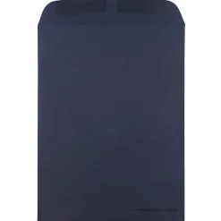 JAM Paper Open End Catalog Envelope, 9" x 12", Navy Blue, 50/Pack (51287431I)