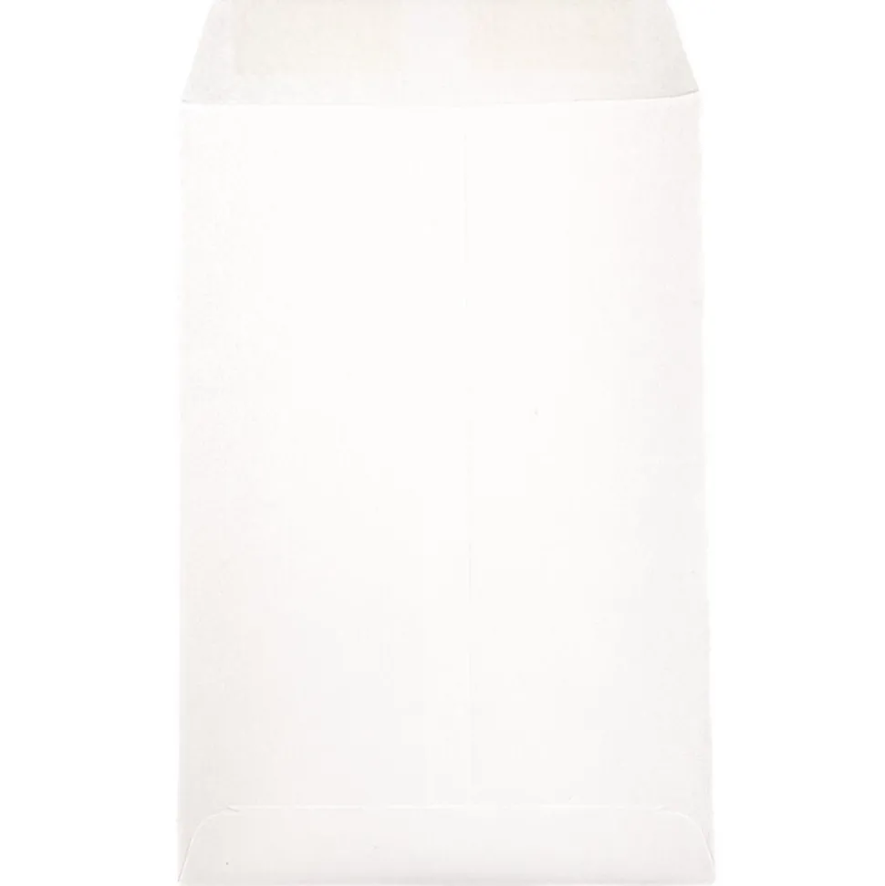 JAM Paper Open End Catalog Envelope, 6" x 9", White, 50/Pack (1623192I)