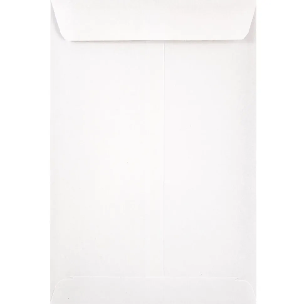 JAM Paper Open End Catalog Envelope, 6" x 9", White, 50/Pack (1623192I)