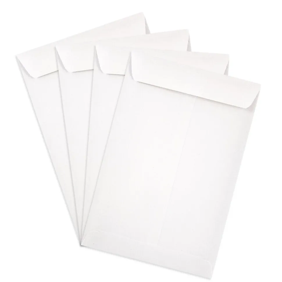 JAM Paper Open End Catalog Envelope, 6" x 9", White, 50/Pack (1623192I)