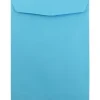 JAM Paper Open End Catalog Envelope, 9" x 12", Blue, 100/Box (80386)