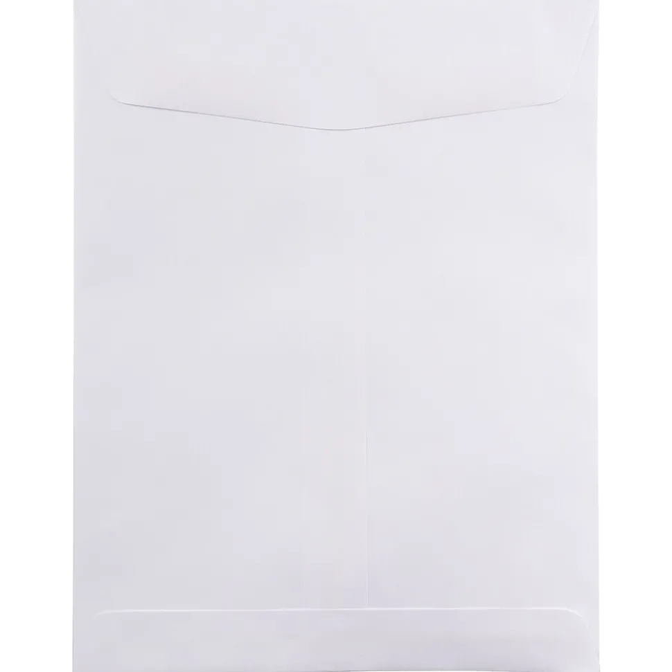 JAM Paper Open End Catalog Envelope, 8 3/4" x 11 1/4", White, 1000/Carton (4126B)