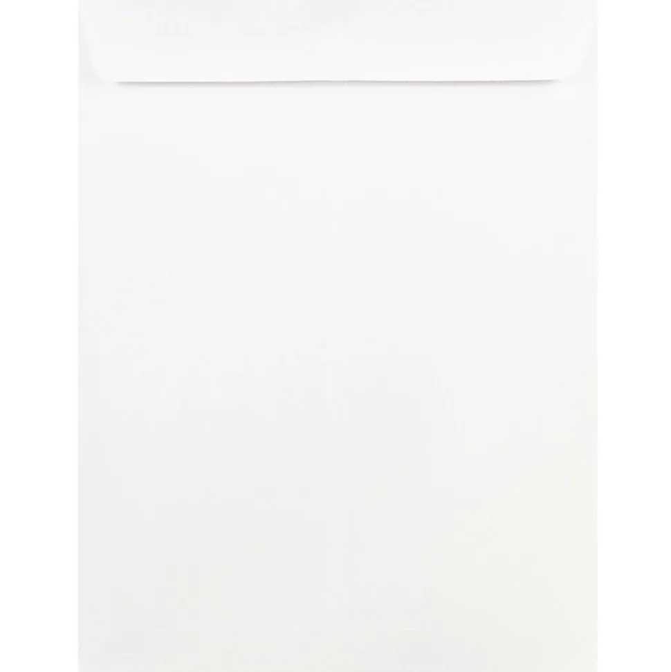 JAM Paper Open End Catalog Envelope, 9" x 12", White, 1000/Carton (01623197B)