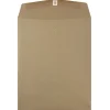 JAM Paper Open End Catalog Envelopes with Clasp Closure, 10" x 13", Brown Kraft, 10/Pack (563120854D)