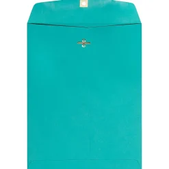 JAM Paper Open End Clasp Catalog Envelope, 9" x 12", Sea Blue, 100/Box (900906997)