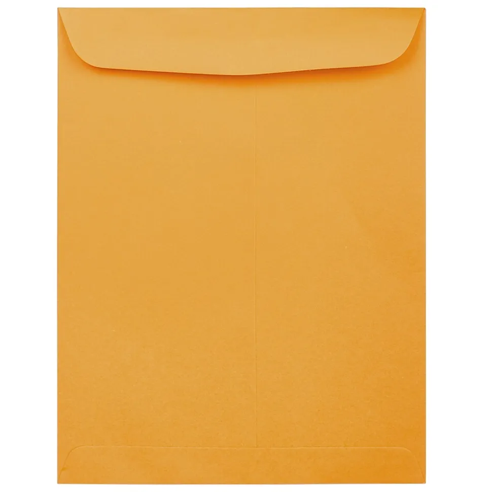 JAM Paper Open End Kraft Catalog Envelopes, 12" x 15 1/2", Brown Kraft, 25/Pack (900493255A)
