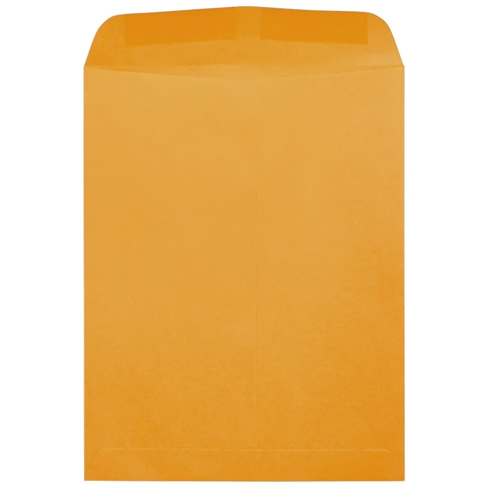 JAM Paper Open End Kraft Catalog Envelopes, 12" x 15 1/2", Brown Kraft, 25/Pack (900493255A)