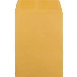 JAM Paper Open End Kraft Catalog Envelope, 5 1/2" x 7 1/2", Brown, 1000/Carton (4101B)