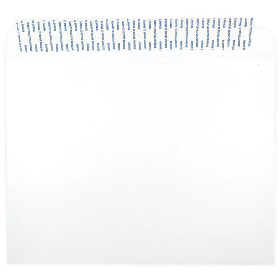 JAM Paper Peel & Seal Self Seal #13 Booklet Envelope, 10" x 13", White, 500/Pack (356828787)