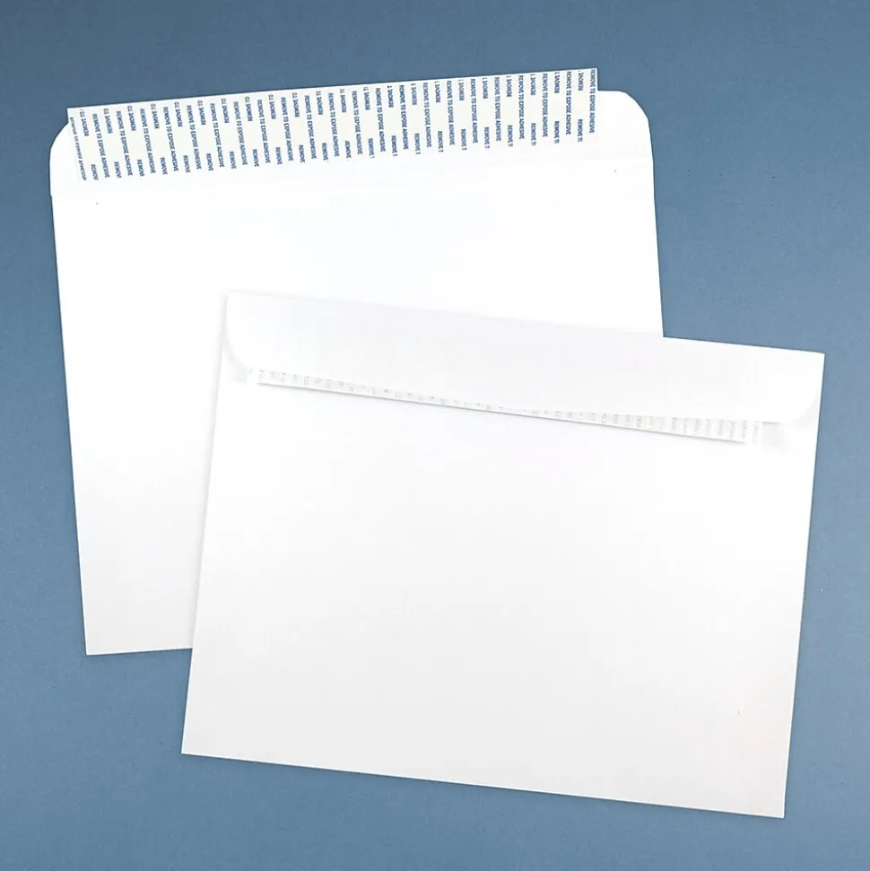 JAM Paper Peel & Seal Self Seal #13 Booklet Envelope, 10" x 13", White, 500/Pack (356828787)