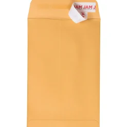 JAM Paper Peel and Seal Kraft Open End Catalog Envelope, 6" x 9", Brown, 500/Pack (13034199C)