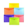 JAM Paper Plastic Envelopes with Snap Closure, Letter Size, Assorted Colors, 6/Pack (218S0RGBYPCL)