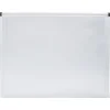 JAM Paper Plastic Envelopes with Zip Closure, Letter Size, Clear, 12/Pack (218Z1CL)