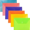 Jam Paper Plastic File Pocket, Letter Size, Assorted, 6/Pack (218V0ASSRT)