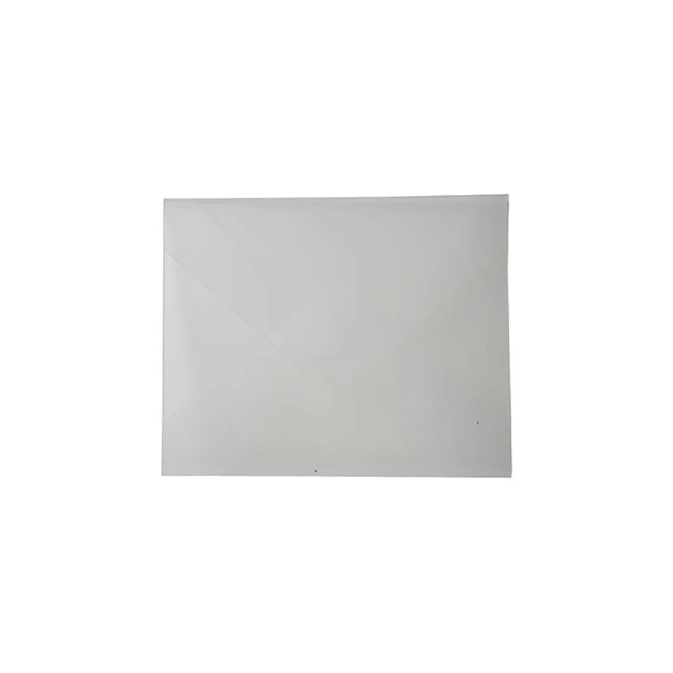 JAM Paper Plastic Portfolio Case with Tuck Flap Closure, Clear Frost (17956721)