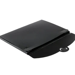 JAM Paper Plastic Portfolio Case with Hook & Loop Closure, Black (355612)