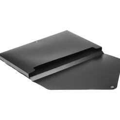 JAM Paper Plastic Portfolio Case with Snap Closure, Black (2254027)