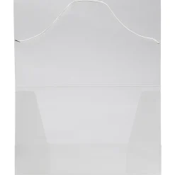 JAM Paper Plastic Portfolio Case with Elastic Closure, Clear (332537)