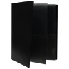 JAM Paper 6-Pocket Heavy Duty Plastic Folders, Black, 2/Pack (389MP6bl)